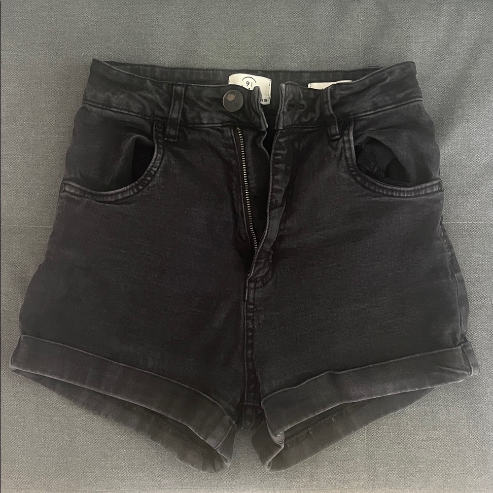Cotton On Charcoal Denim Shorts